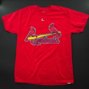 St. Louis Cardinals Majestic Matt Carpenter #13 Red T-Shirt Men’s Medium
